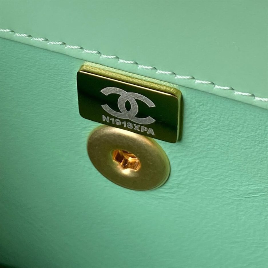 MINI FLAP BAG WITH TOP HANDLE